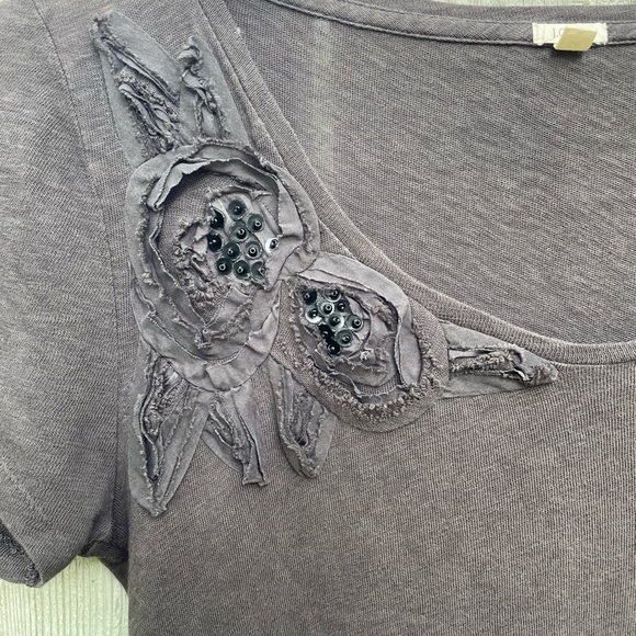 J Crew Embroidered T-shirt - Picture 3 of 11